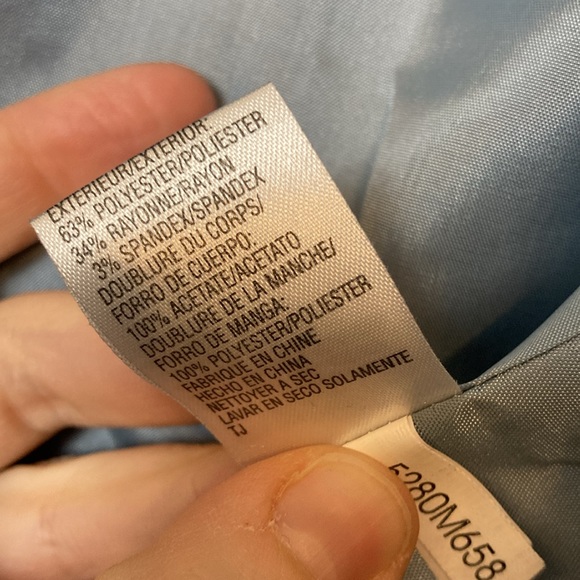 Tahari Arthur S Levine ASL Womens Sz 4 Grey Black Two Button Style Blazer Fitted - Picture 11 of 15